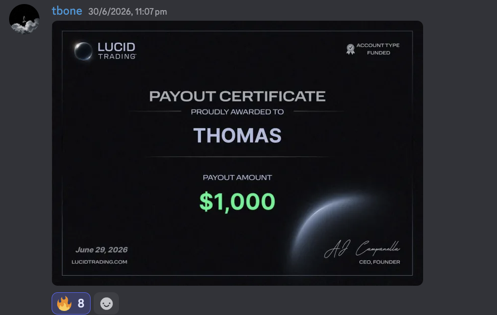 $1,000 payout