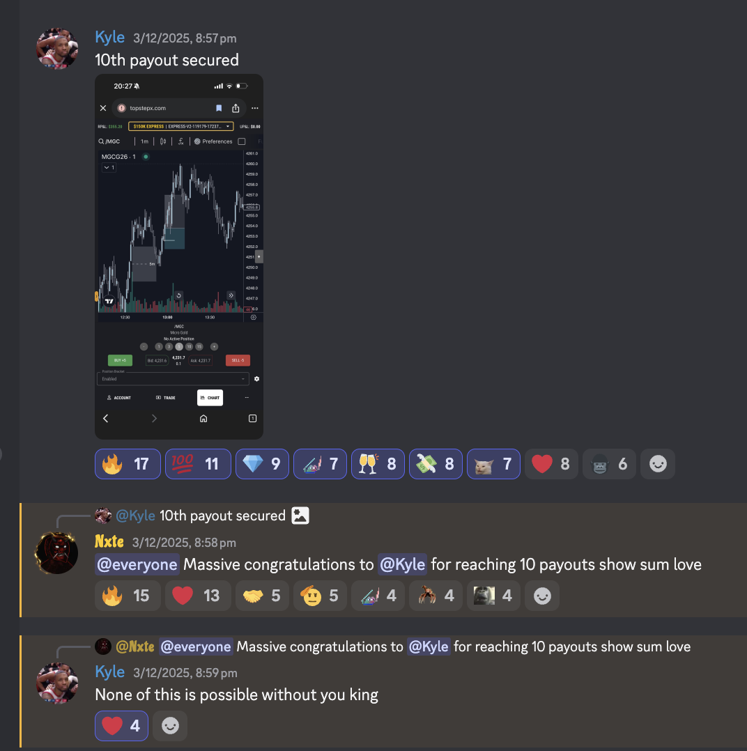 Tenth payout secured