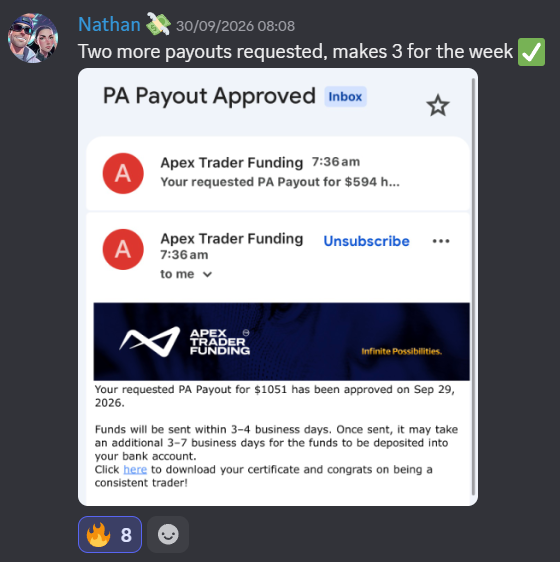 Three payouts in one week