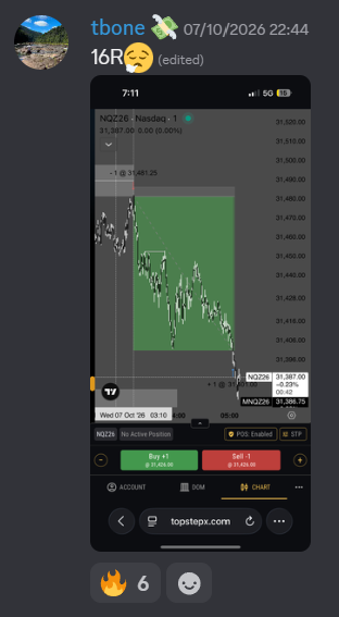 16R on one trade