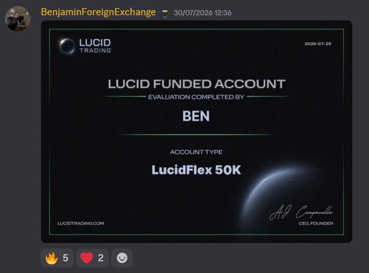 $50K LucidFlex account funded